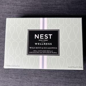 Nest Wellness Wild Mint & Eucalyptus Wall Diffuser Refills .7 Oz X 2 2 Refills